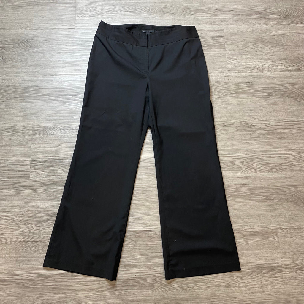 Black Label Chicos Size 14 PANTS