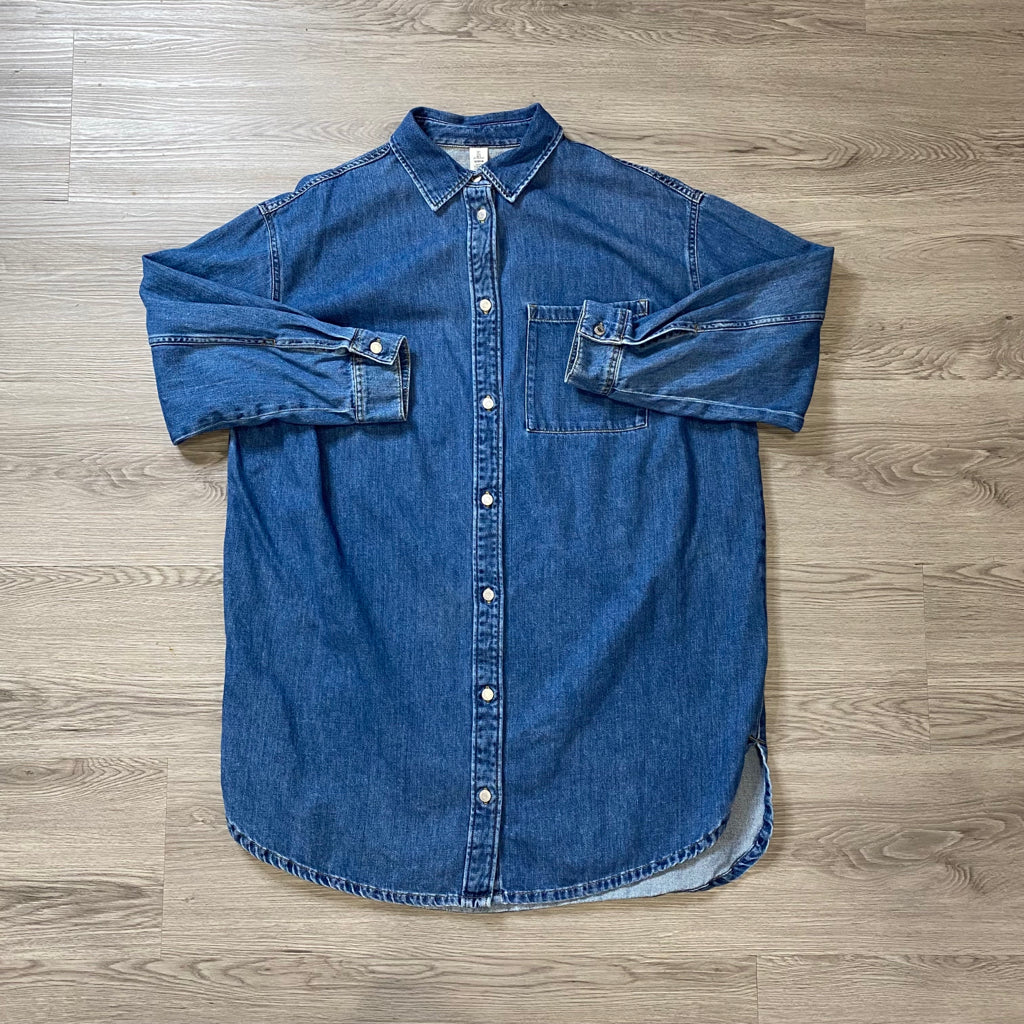 & Denim Size LARGE DRESS